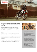 Yamaha XSR700 - brozura 2020 SK-0